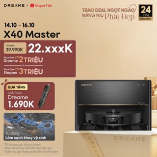 Robot hút bụi lau sàn chuyên dụng Dreame X40 Master/ X50 Master - Bản quốc tế - Bảo hành 24 tháng