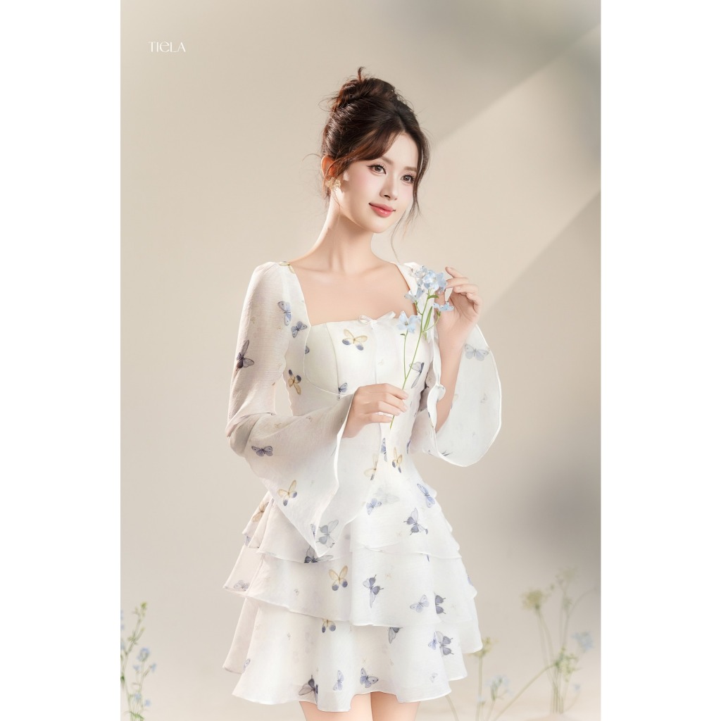 TIELA Đầm váy hoa tay dài-Ratih Dress | BigBuy360 - bigbuy360.vn