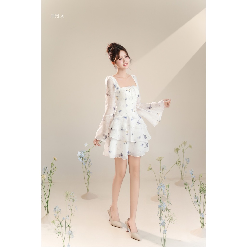 TIELA Đầm váy hoa tay dài-Ratih Dress | BigBuy360 - bigbuy360.vn