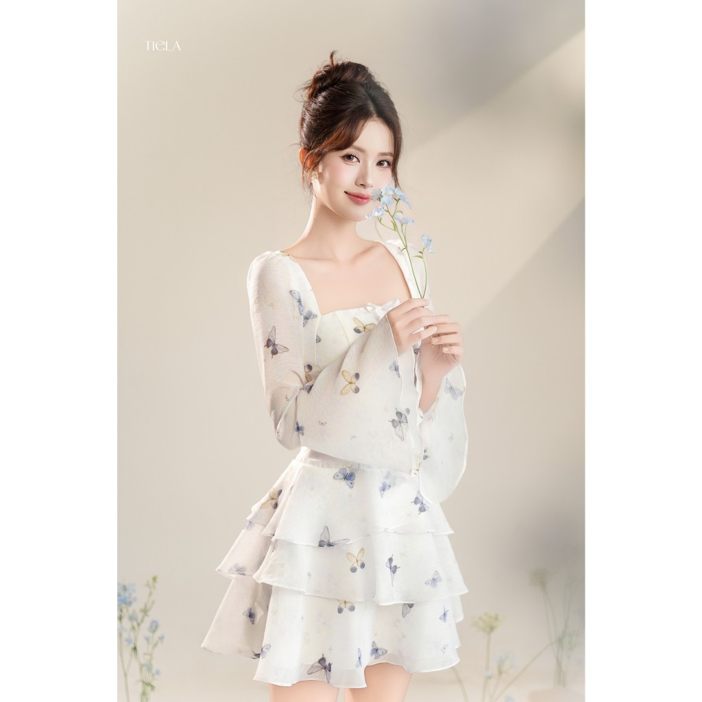 TIELA Đầm váy hoa tay dài-Ratih Dress | BigBuy360 - bigbuy360.vn