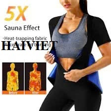 Bộ Sinh Nhiệt Định Hình Sinh Nhiệt Giảm Cân 4 Trong 1 - Đồ Tập Gym Sauna Suit Đốt Mỡ, Tạo Đường Eo, 