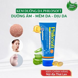 Kem dưỡng ẩm cho da khô, nứt nẻ, bong tróc, Kem dưỡng Philosoft Moist 24 Thái Lan 100g
