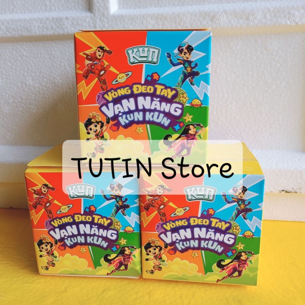 Hộp bí ẩn Vòng đeo tay vạn năng KUN KUN - Quà tặng sữa KUN