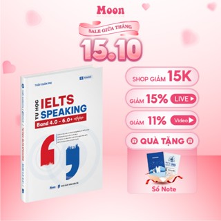 Sách Tự học IELTS Speaking - Band 4.0 - 6.0+ -  MoonBook