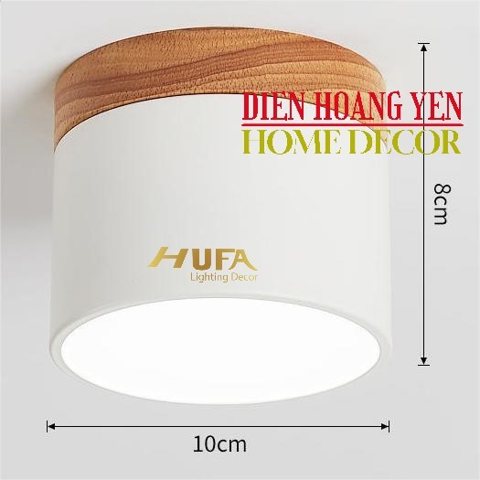 Đèn Design ốp nổi Hufa Ø108*H70 LED 12W