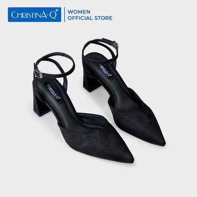 Giày Nữ Cao Gót Bít Mũi Nhọn CHRISTINA-Q GBN434H