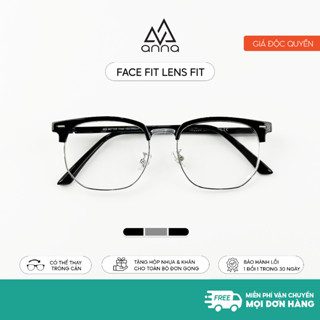  Gọng kính cận thời trang nam nữ ANNA dáng vuông unisex cá tính OL 2204 