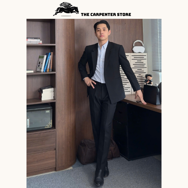 [ DEAL MỞ BÁN ] Quần âu nam Cao Cấp The Carpenter, Gấp 1 ly Chất vải chéo 81 dày dặn, Chống nhăn Form ống Đứng | BigBuy360 - bigbuy360.vn