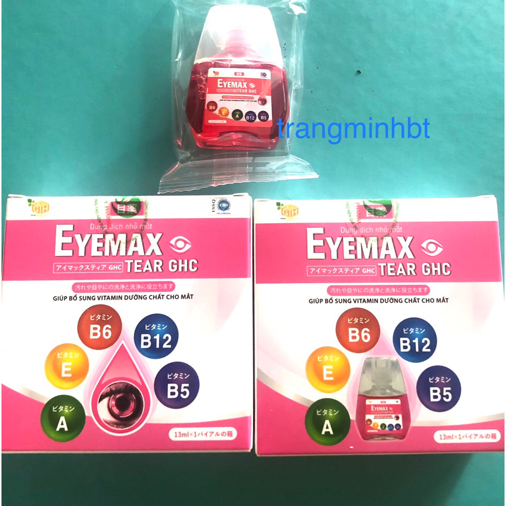Dung Dịch Nhỏ Mắt EYEMAX TEAR ( chai 13ml ) - Giúp Bổ Sung Vitamin Cho Mắt, Hỗ trợ trong mỏi mắt, kh