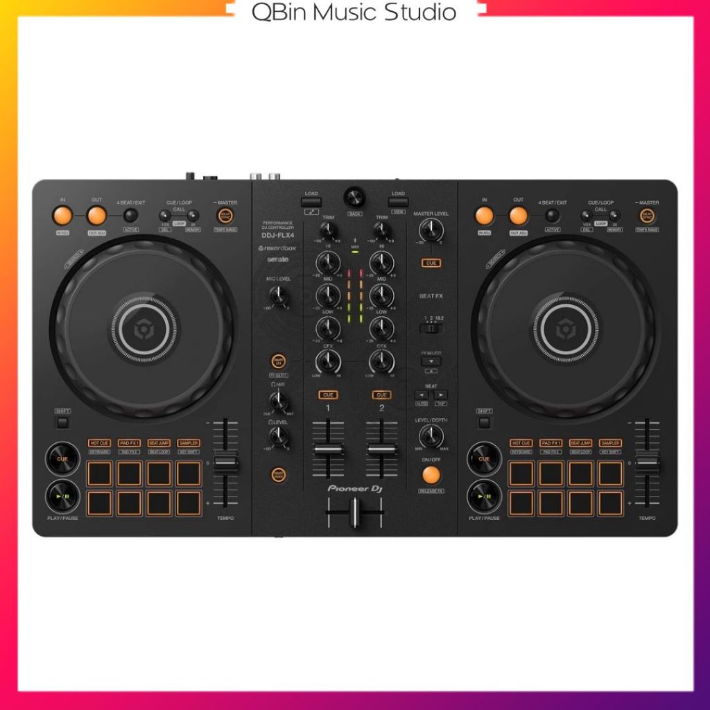 Máy DJ Controller DDJ FLX4 ( thay ddj 400) Pioneer DJ - Hàng chính hãng BH 12 THÁNG