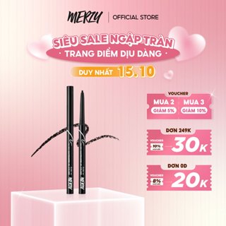 Chì kẻ mắt Merzy The First Slim Gel Eyeliner siêu mảnh, chống trôi 0,05g