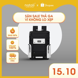 Balo nam đi học đựng laptop chống sốc NATOLI nhiều ngăn đi làm đi chơi cao cấp BST CORE BACKPACK B9