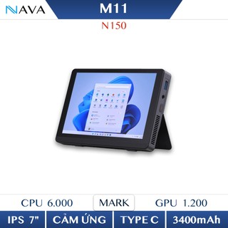  Mini PC All In One M11 N150 | Màn hình cảm ứng 7" 16GB DDR5 LPDDR5 SSD 512GB WiFi 6 HDMI 2.1 