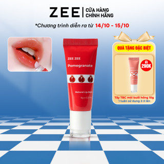 Son Dưỡng Lựu Đỏ ánh nhũ ZEE ZEE - Dạng Tuýp 6g