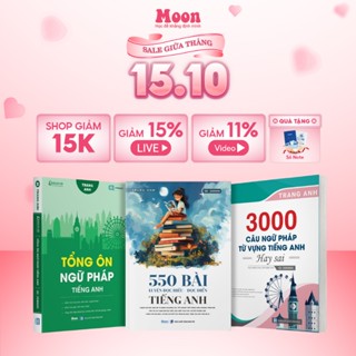 Combo 3 sách ID ôn luyện THPT quốc gia Tiếng anh cô Trang Anh