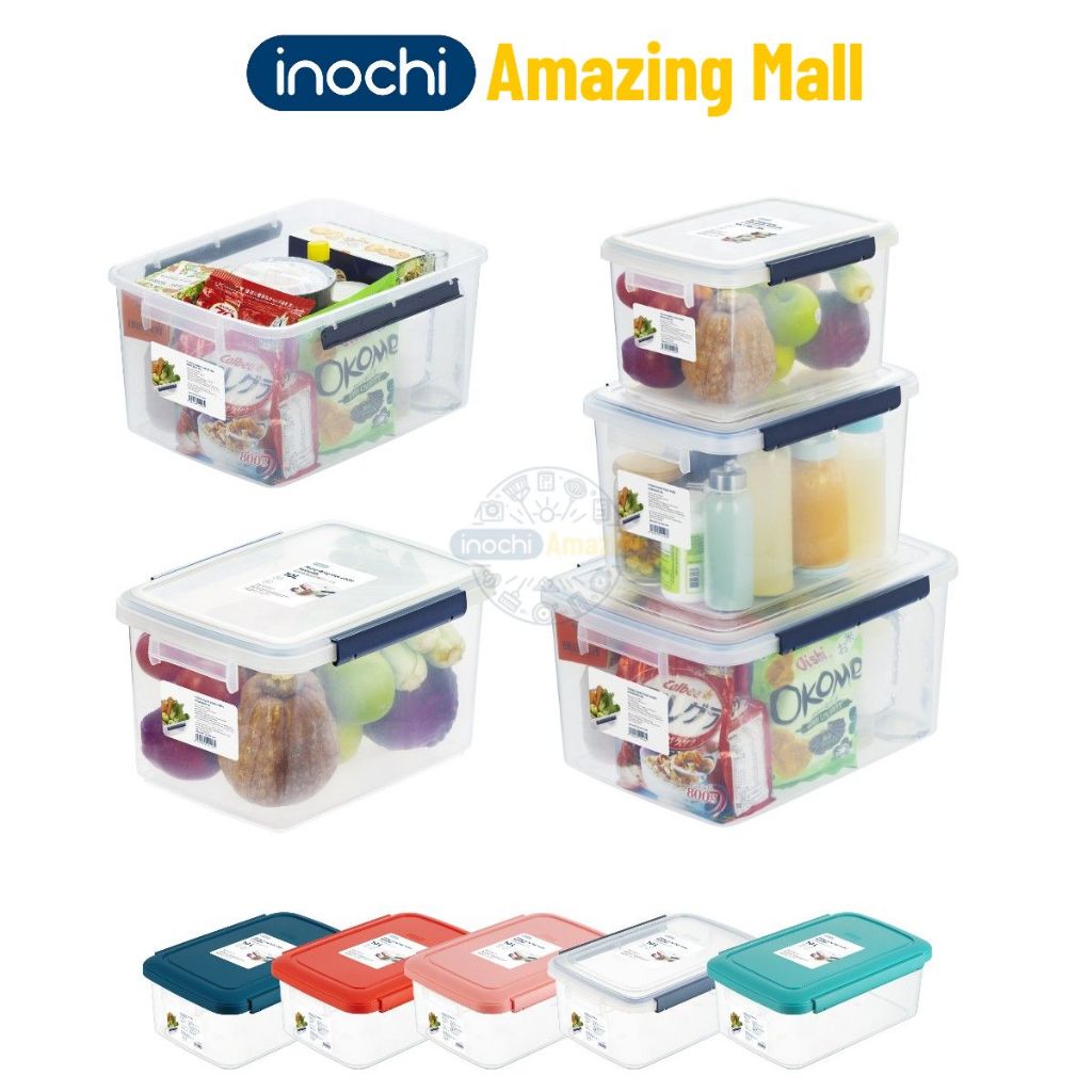 Thùng đựng thực phẩm thùng đựng đồ Hokkaido 10L/18L/30L cứng cáp  kháng khuẩn Inochi Amazing Mall