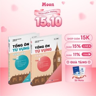 Sách Tổng ôn từ vựng tiếng anh cô Trang Anh - Moonbook