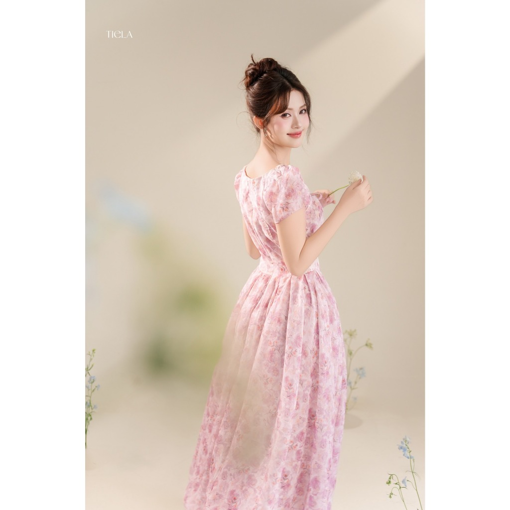TIELA Đầm váy hoa cổ vuông-Naomi dress | BigBuy360 - bigbuy360.vn