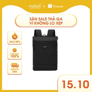 Balo du lịch đi phượt NATOLI thời trang chống sốc kháng nước cao cấp BST Discovery Backpack B3