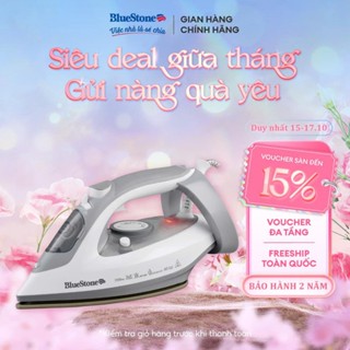 Bàn Ủi Hơi Nước BlueStone SIB-3836 2600-3100W - Đế Ceramic, Bình 280ml, Nóng Nhanh, Ủi Phẳng - Bảo Hành 2 Năm