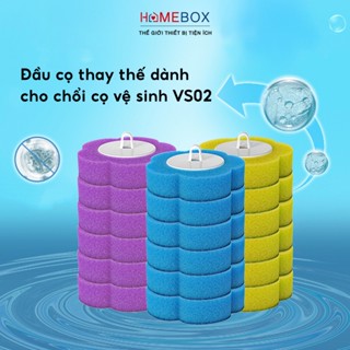 COMBO Đầu Cọ Thay Thế Dành Cho Bộ Chổi Cọ Vệ Sinh Toillet Dùng 1 Lần VS02