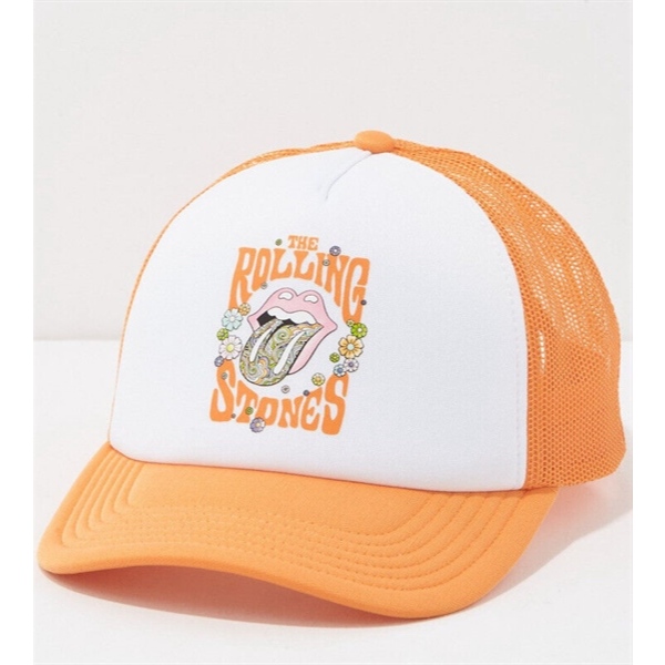 Mũ Lưỡi trai American Eagle Rolling Stones Floral Trucker Mesh Hat (Mỹ)