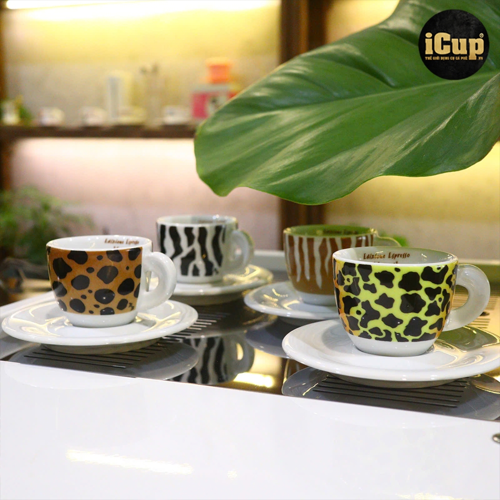 [100% Made in Italia] Ly đĩa espresso Ancap Safari Edizione Italiance 70ml