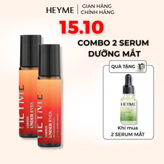 Combo 2 Serum Hỗ Trợ Giảm Quầng Thâm Mắt HEYME 10ML Chiết Xuất Hoa Hồng Cho Làn Da Dưới Mắt Dịu Dàng