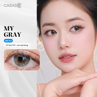   1 chiếc  Kính áp tròng khoá ẩm 10H 3 Tháng Màu Xám CARASE Lens cận My Gray  