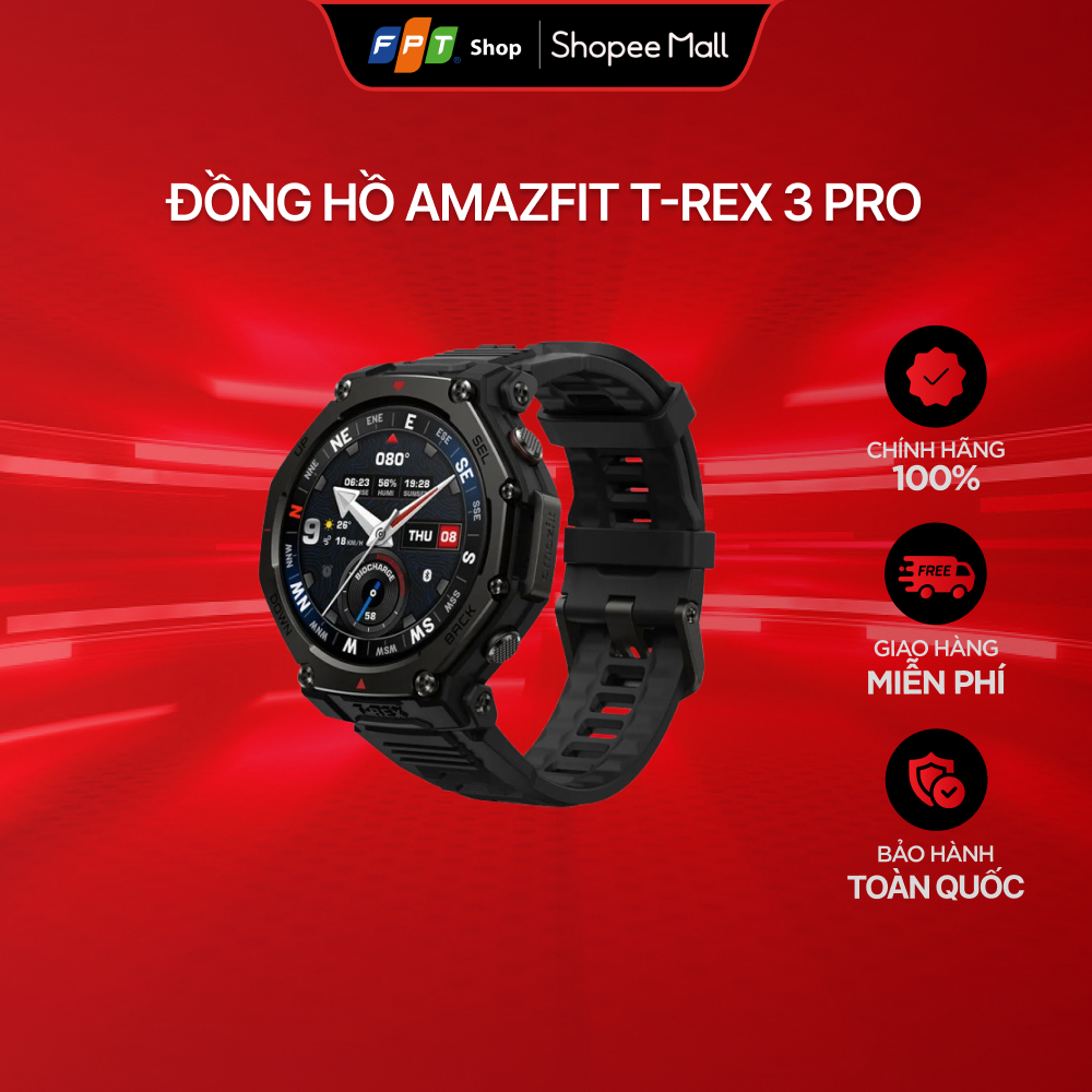 [Chỉ GH tận nơi] Đồng hồ Amazfit T-Rex 3 Pro 48mm | BigBuy360 - bigbuy360.vn
