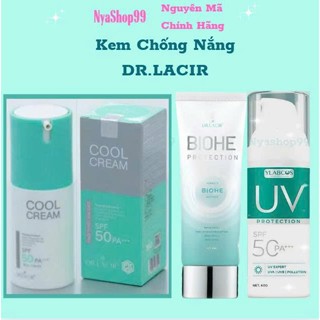  Kem chống nắng Dr Lacir chống nắng đa tầng UV SPF 50PA che khuyết điểm nâng tone dưỡng ẩm mờ nám giảm nhăn hôp 60g 