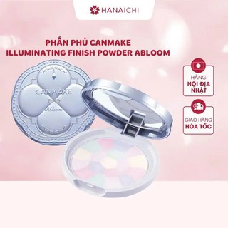  Phấn phủ đa sắc Canmake Illuminating Finish Powder Abloom SPF24 PA++ Vỏ Xanh Lõi thay thế 