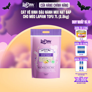 [NEW] LaPaw cát vệ sinh đậu nành mix hạt SAP cao cấp 7L/ 2,5 KG