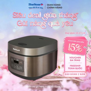 Nồi Cơm Điện Tử Bluestone RCB-5946 - 1.5 Lít - 860W - Lòng Nồi Chống Dính - 6 Chức Năng Nấu - Bh 2 năm