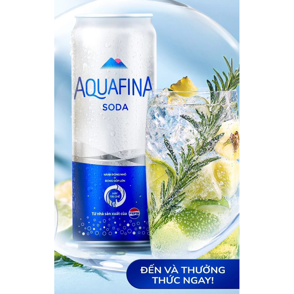 Nước giải khát có ga Aquafina Soda 320ml