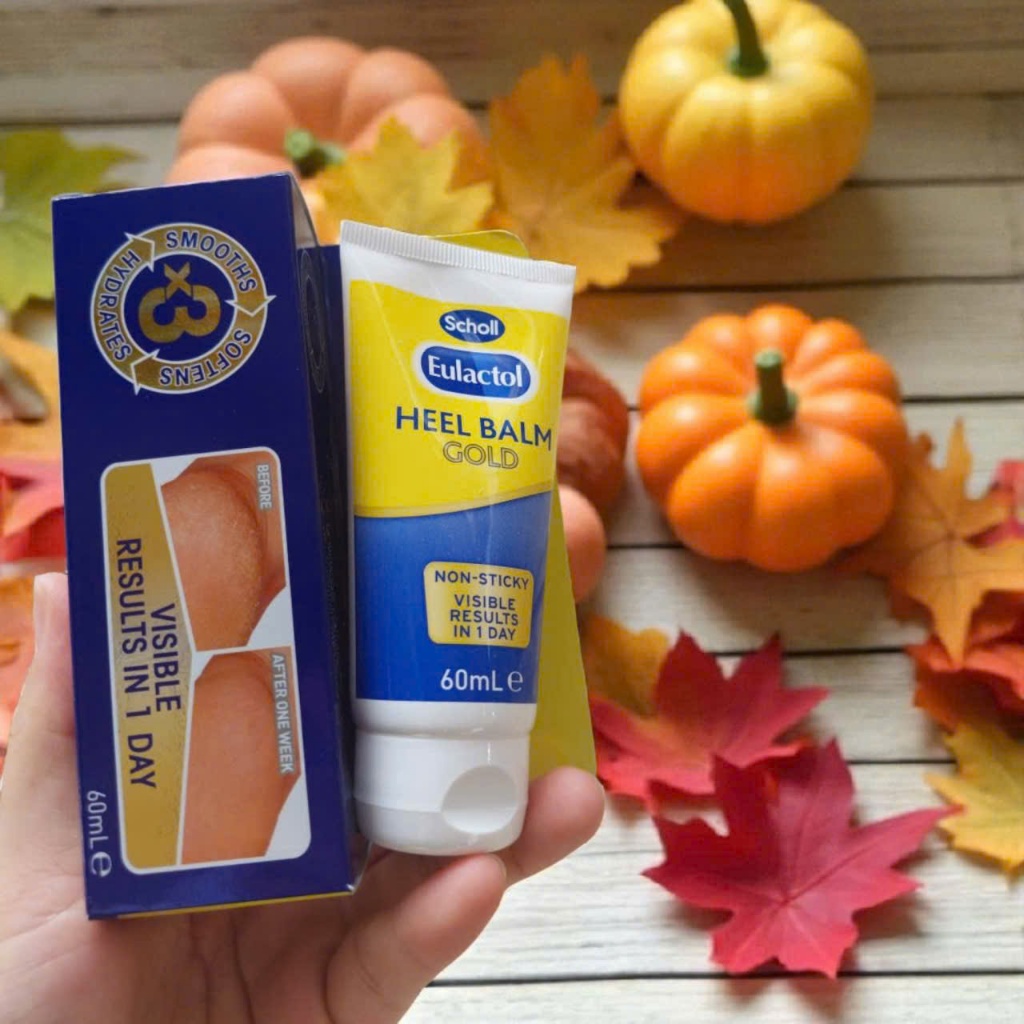 Kem Dưỡng Gót Chân Scholl Eulactol Heel Balm Gold 60ml