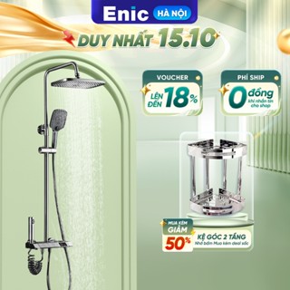 Bộ vòi hoa sen nóng lạnh Enic KS - Thiết kế tiện ích, màu sắc đa dạng, màn hình LED thông minh, duy trì nhiệt độ ổn định