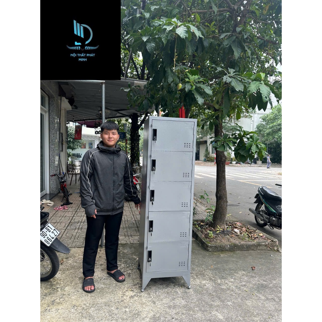 tủ locker mini sơn dầu sơn tĩnh điện ...