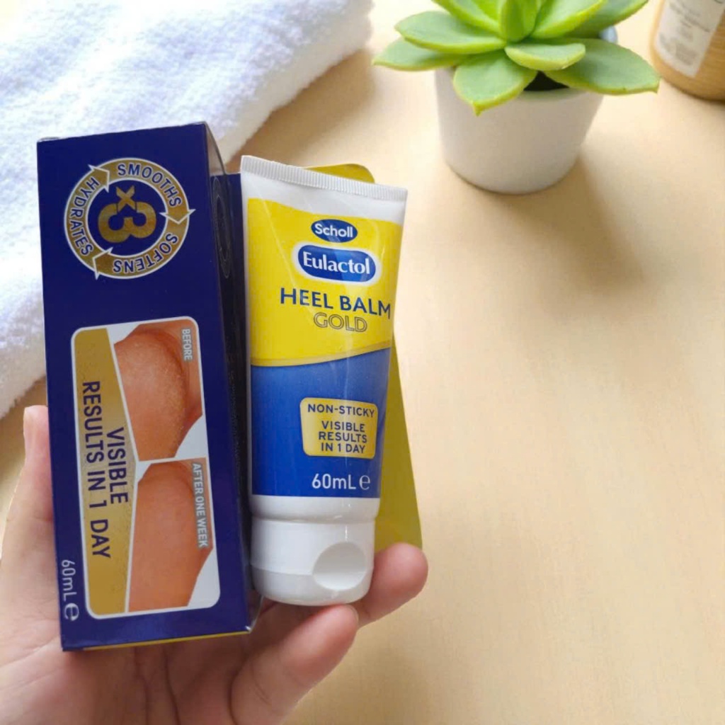 Scholl Heel Balm Gold 60ml Làm Mềm Gót Chân Khô, Nứt