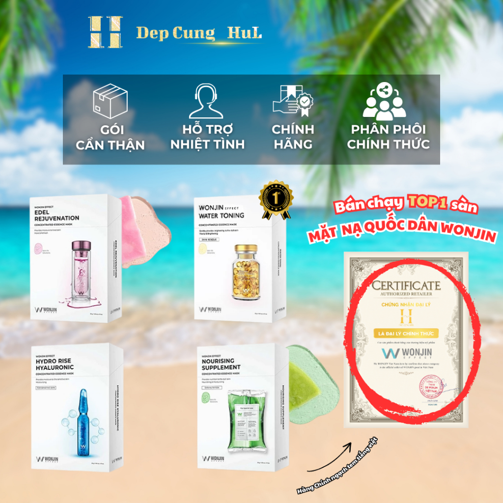 [MIẾNG LẺ] Mặt nạ WONJIN ALAWAYS DREAM PACK mẫu mới