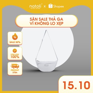 Túi đeo chéo nam nữ hình bán nguyệt NATOLI túi bánh bao chần bông vải canvas chống nước tốt-Soft Touch Crossbag T26