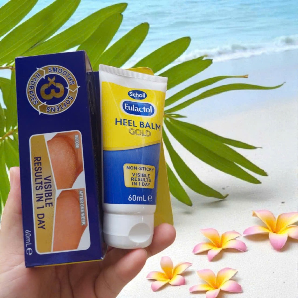 Scholl Heel Balm Gold 60ml Dưỡng Da Gót Chân Khô Ráp