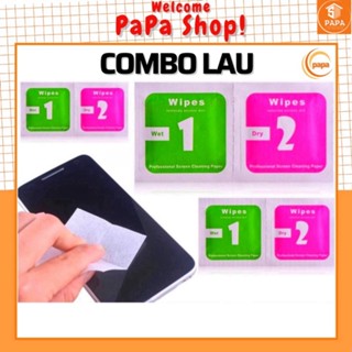   QUÀ TẶNG KHÁCH HÀNG  Khăn lau 1 và 2 mếng lau vệ sinh màn hình điện thoại 