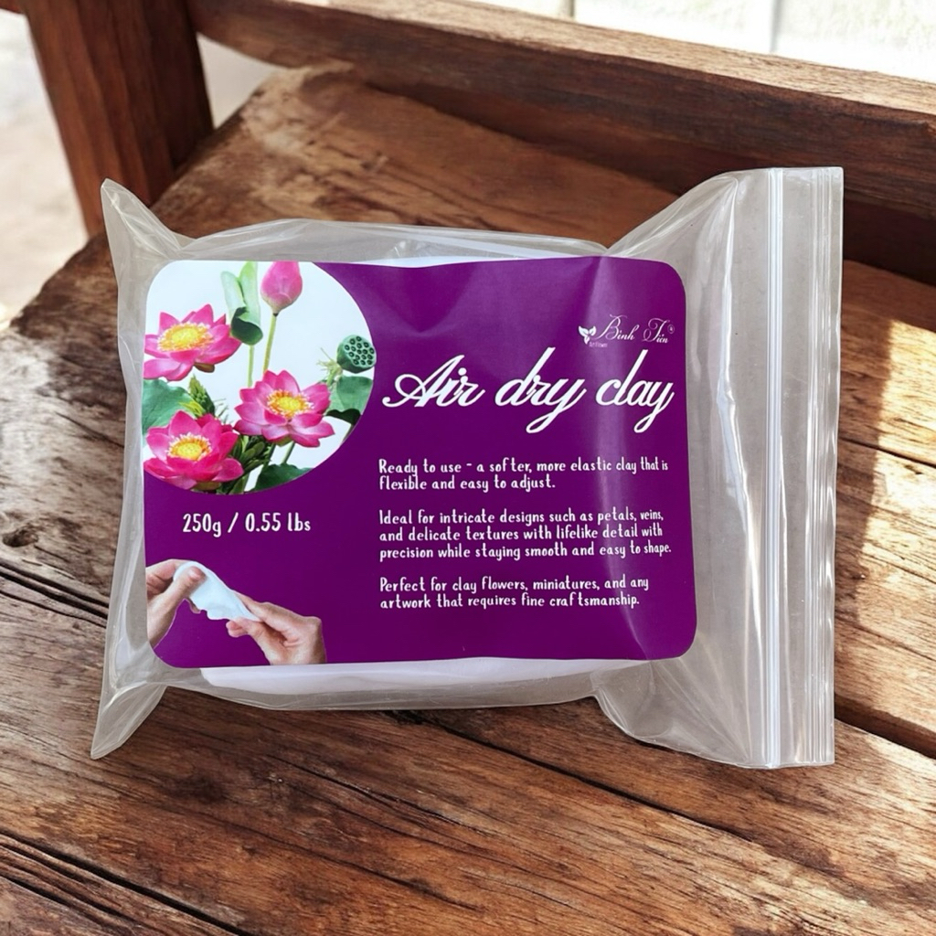 ĐẤT SÉT THỦ CÔNG LÀM HOA- (1 gói 250g)