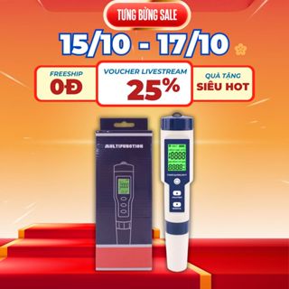Máy đo chất lượng nước EZ-9909SP 5 trong 1 – Bút đo pH, TDS, EC, độ mặn, nhiệt độ nước