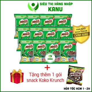   Lốc 13 gói  Snack ngũ cốc ăn sáng Milo Nestle Thái Lan - đồ ăn vặt Thailand ngon rẻ 