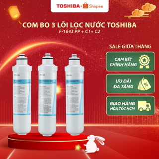 Combo 3 lõi lọc nước Toshiba PP + C1 + C2 dùng cho máy TWP-W1643SV