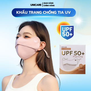  Khẩu Trang Unicare Proof Mask Chống Tia UV UPF50+ Vải Băng Mềm Mịn Quai Đeo Có Nút Điều Chỉnh 