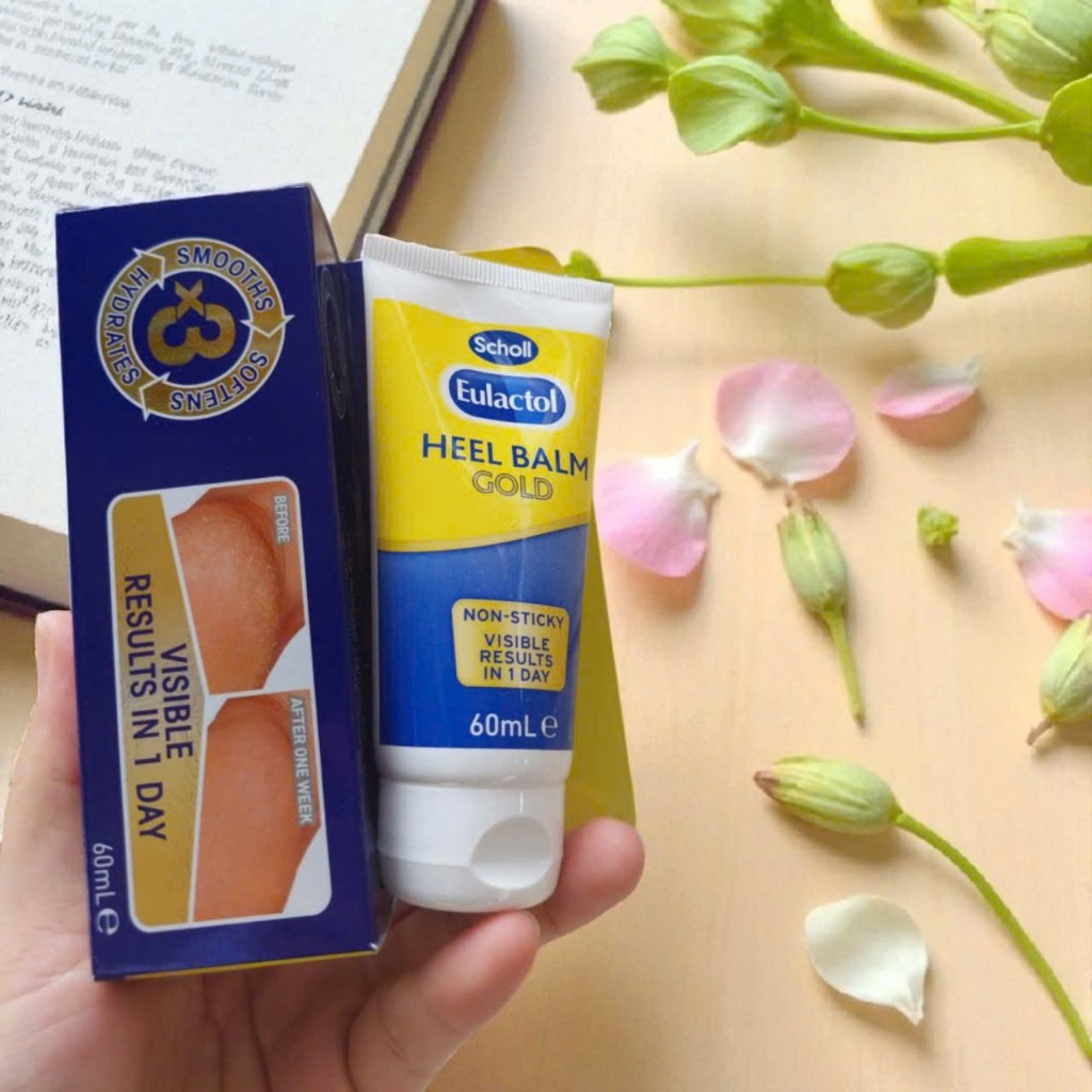 Scholl Heel Balm Gold 60ml Dưỡng Gót Chân Mỗi Ngày
