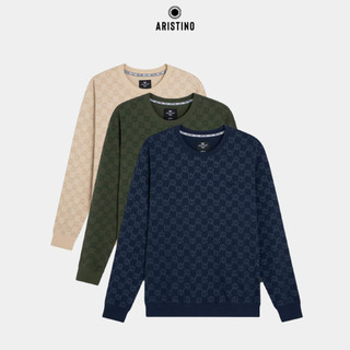 Áo Nỉ Sweatshirt dài tay bo gấu Aristino giữ ấm thu đông ASW010W3